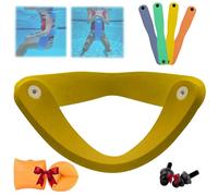 Civilizek Water Recliner, Grand Floats Grand Float-N-Fold Water Chair, Adult Funny Pool Floats, Aqua Floating Non Inflatable Loungers, Chair Float for Swimming Pool, Summer Pools Party Seats(Yellow,La