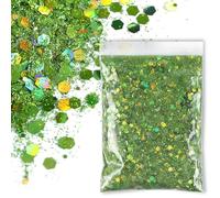 CIVIOOH 30 g/Bolsa Polvo holográfico Brillante para Manualidades, Lentejuelas Mixtas para uñas, decoración