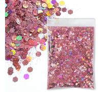 CIVIOOH 30 g/Bolsa Polvo holográfico Brillante para Manualidades, Lentejuelas Mixtas para uñas, decoración