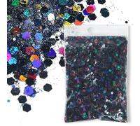 CIVIOOH 30 g/Bolsa Polvo holográfico Brillante para Manualidades, Lentejuelas Mixtas para uñas, decoración