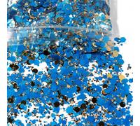 CIVIOOH 50 g de Purpurina para decoración de uñas, Escamas Brillantes láser holográficas, Lentejuelas hexagonales Mixtas, rodajas Decorativas