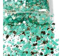 CIVIOOH 50 g de Purpurina para decoración de uñas, Escamas Brillantes láser holográficas, Lentejuelas hexagonales Mixtas, rodajas Decorativas