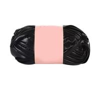 CIVIOOH Hilo de Cuero sintético de 100 g, Hilo de Crochet Brillante, Bola de Hilo para Tejer a Mano, para Bolsos, Mantas, Cojines, Camisetas