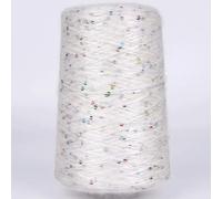 CIVIOOH Hilo de Mohair Afelpado con Lentejuelas de 500 g para Tejer, Hilo Metalizado, Hilo de Ganchillo y Costura.