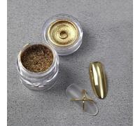 CIVIOOH Polvo láser Dorado Espejo de 6 Colores para uñas