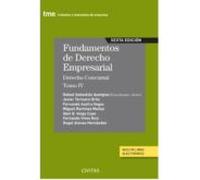 Civitas: Fundamentos De Derecho Empresarial (iv). Derecho Concursal
