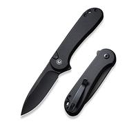 CIVIVI Elementum II Folding Pocket Knife with 7.51CM Nitro-V Blade & Black G-10 Handle, Outdoor Knife with Clip (C18062P-1)