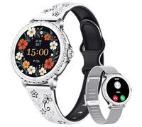 CIVO Reloj Inteligente Mujer con Llamadas: 1.27" Deportivo Smartwatch Compatible Android iOS - Plateado Fitness Smartwatch Cuenta Pasos Impermeable IP67