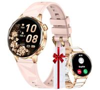 CIVO Reloj Inteligente Mujer Fitness: Llamadas Bluetooth Compatible Android iOS - Smartwatch Impermeable IP68 con Podómetro y Calorías para Entrenamiento Yoga Running