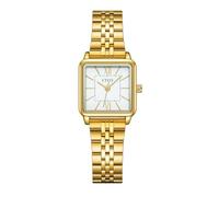 CIVO Reloj Mujer Acero Inoxidable: Relojes Mujer Oro Analógico Cuarzo Vintage - Reloj Pulsera Impermeable Pequeño Cuadrada - Regalos para Señora