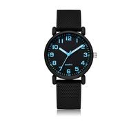 CIVO Reloj Mujer Analogico Minimalistas: Impermeable Goma Casual Cuarzo - Deportivo Clasico Regalo Relojes Pulsera Mujer Negro