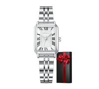 CIVO Reloj Mujer Analogico Pequeño: Relojes Pulsera Plata Impermeable Clasico - Relojes Cuarzo Acero Inoxidable para Mujer Casual - Regalos Moda para Señora