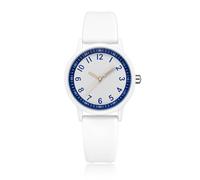 CIVO Reloj Mujer Blanco Analogico Minimalistas Impermeable Goma Cuarzo Vestir Clasico Regalo Negocios
