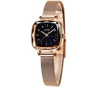 CIVO Reloj Mujer Inoxidable Diseñador Señoras Acero Minimalista Impermeable Simple Moda Cuarzo Analógicos