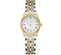 CIVO Reloj Mujer Pequeño Esfera: Plateado Dorado Acero Inoxidable - Vintage Relojes de Pulsera Analogico de Cuarzo Números Romanos Clásicos