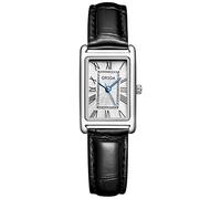 CIVO Reloj Mujer Pequeño Vintage: Caja Rectangular Números Romanos para Vestir Casual - Elegante Reloj de Pulsera Analógico con Correa de Cuero Negro para Regalos Aniversarios Uso Diario