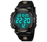 CIVO Relojes de Pulsera Digitales Deportivo: Grandes Números Prueba 50M Impermeable Reloj - Militares Casual para Hombres Goma Alarma Diaria Dígitos y Timbre Cada Hora