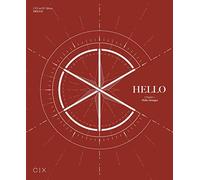 CIX - Hello Chapter 1. Hello, Stranger - Peluche, diseño de Hello ver.] 1st EP - Póster de CD+84p (incluye mini fotobook de 40p, 3 fotos y tarjeta de ilustración y póster plegable)