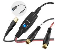 CIXUN Cable MIDI USB a interfaz MIDI de 5 pines, 1,5 m, convertidor de entrada MiDi a PC/Mac/portátil para edición y grabación de música, funciona con Windows/Mac