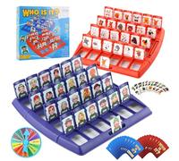 CIYIN Adivina Quien Soy Juego de Mesa, Quien Soy Yo Juego, Juego Quien Es Quien Infantil, Guess Who Game, Juego Portátil de Adivinanza