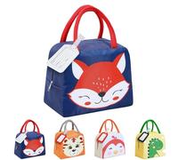 CIYIN Bolsa Nevera Pequeña, 5L Nevera Niños, Bolsa Termica Porta Alimentos Infantil, Bolsa Almuerzo Niño, Bolsa Isotermica Infantil, Lonchera Termica Infantil, Nevera Comida Bebe (Zorro)