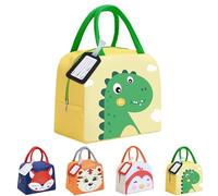 CIYIN Bolsa Nevera Pequeña, 5L Nevera Niños, Bolsa Termica Porta Alimentos Infantil, Bolsa Almuerzo Niño, Bolsa Isotermica Infantil, Lonchera Termica Infantil, Nevera Comida Bebe (Dinosaurio)