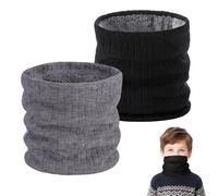 CIYIN Braga Cuello Niño, 2 Piezas Bufandas para Niño, Braga Cuello Invierno, Bufanda Tubular Niño, Bufanda Algodón, Resistente al viento y cálido, para Niños y Niñas