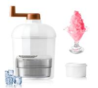 CIYIN Maquina de Granizados, Trituradora de Hielo Manual, Granizadora Maquina para Casa, Portátil, Sin BPA, para Bar, Cocina, Accesorios para Bebidas Heladas