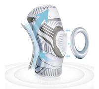 CIYIN Rodilleras Deportes, Rodilleras Menisco y Ligamento, Rodillera Compresión Ajustable, Rodillera Rotuliana Estabilizadora, Rodilleras Soporte, Rodillera Blanca,1PCS (M)