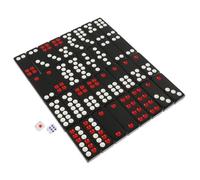 CIYODO 1 Juego Dominó PAI Gow Baldosas Paigow Portátiles Kit De Azulejos Paigow Póquer Paigow Juego De Mesa Chino Paigow Chino Juego De Fiesta para El Entretenimiento Black