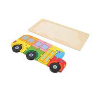 CIYODO 1 Juego Juguetes tridimensionales 3D de Bloque Tridimensional pequeño Rompecabezas Juguetes de Desarrollo temprano Juguete para pequeños Madera