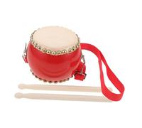 CIYODO 1 Juego Tambores Portátil para Correa de Transporte Instrumento de Percusión Educativo para Aprendizaje Musical Incluye Baquetas para Pequeños y Aprendices Musicales