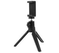 CIYODO 1 Juego trípode para teléfono móvil Mini Grabación autofoto Pararse Multifunctional Phone Holder Tablet Stand Soporte para Tableta Soporte para teléfono trípode AbS Black