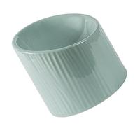 CIYODO 1 Pieza Cuenco De Gato De Alto Pie Gatito Plato De Gato Interior Bol Aumentó Tazón De Comida para Gatos Plato De Comida para Gatos Cuencos para Gatos Cerámica Light Green