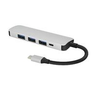CIYODO 1 Pieza Disidente USB-c concentrador USB Alimentado USB alargador Conectores USB alargador de USB hub para USB divisores USB concentrador de Datos portátil aleación de Aluminio
