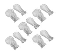 CIYODO 10 Pares de Guantes sin Dedos para Mujer Protección Solar UV, Antideslizantes y Transpirables, Fabricados en Seda Fría y Algodón para Actividades al Aire Libre en Verano