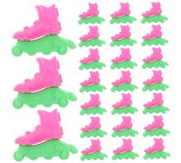 CIYODO 10 Pares of Miniature Roller Skates For Dolls Cute Decorative Ice Skate Models Versatile Accessories For Tiny House Playsets