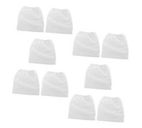 CIYODO 10 Piezas Bolsa de Vacío para Uñas Color Claro No Tejida Bolsa Recolectora de Polvo de Arte de Uñas Sistema de Ventilación