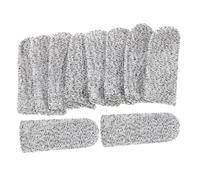 CIYODO 10 piezas Fundas para Dedos Resistentes Cortes Protectores para Pulgar y Dedos Anti-corte para Cocina Bricolaje y Jardinería Unisex Talla Cómoda