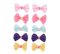 CIYODO 10 Unids Pet Bowknot Horquillas Moda Perro Pinzas Pinzas Perrito Decoraciones para El Cabello
