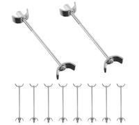 CIYODO 10 X Pernos de Tracción para Muebles de Encimera de 150 Mm, Conectores de Sobremesa para Cocina, Accesorios de Unión de Banco, Piezas para Juntas Estables y Seguras, Uso