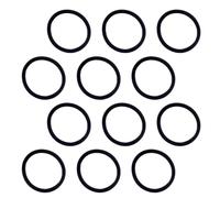 CIYODO 100 Piezas Coletero Negro sin Costuras, Cuerda Cabello Elástica, Plástico y Poliéster, para Ceremonias y Fiestas, para Niñas Pequeñas y Amigas