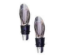 CIYODO 10piezas Vertedores De Vino De Acero Inoxidable con Tapón Hermético y Diseño Moderno Aireador Creativo para Botellas De Licor y Vino Apto para Uso Hogar Restaurante y Banquetes