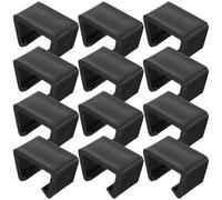 CIYODO 12 Piezas Clips para Muebles de Ratán Conectores Antideslizantes para Sofá y Sillas de Jardín Terraza Exterior Fácil Instalación