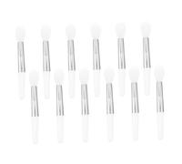 CIYODO 12 piezas Pinceles Labiales de Silicona Portátiles Aplicador de Bálsamo y Máscara Labial con Mango Cómodo para Maquillaje