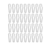 CIYODO 130 Ganchos de Plástico para Forma de Calabaza, Fuertes y Ajustables, Ideales para Proyectos DIY y Colgar Llaves, Paquete de 130 Unidades