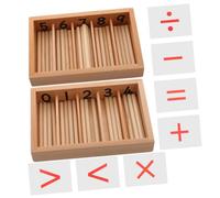 CIYODO 1juego Montessori De Herramientas De Aprendizaje Matemático para Caja De Espirales para Educación Temprana El Razonamiento Lógico Imaginación