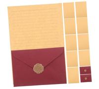 CIYODO 2 Juegos de Invitación para Bodas de Carta Pequeños de Diseño Elegante Textura de Lino para Correspondencia y Tarjetas de Felicitación