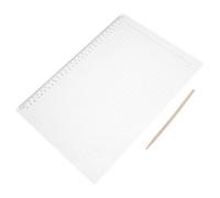 CIYODO 2 Juegos Regla Plantilla Multiusos Espaciamiento Transparente para Examen Escritura Caligrafía Dirección Sobres