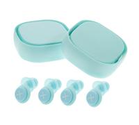 CIYODO 2 juegos Tapones de Oído de Silicona Suave para Dormir y Estudio Reducción de Ruido Profesional con Estuche Aislamiento Acústico Cómodo y Ergonómico para Viaje y Descanso